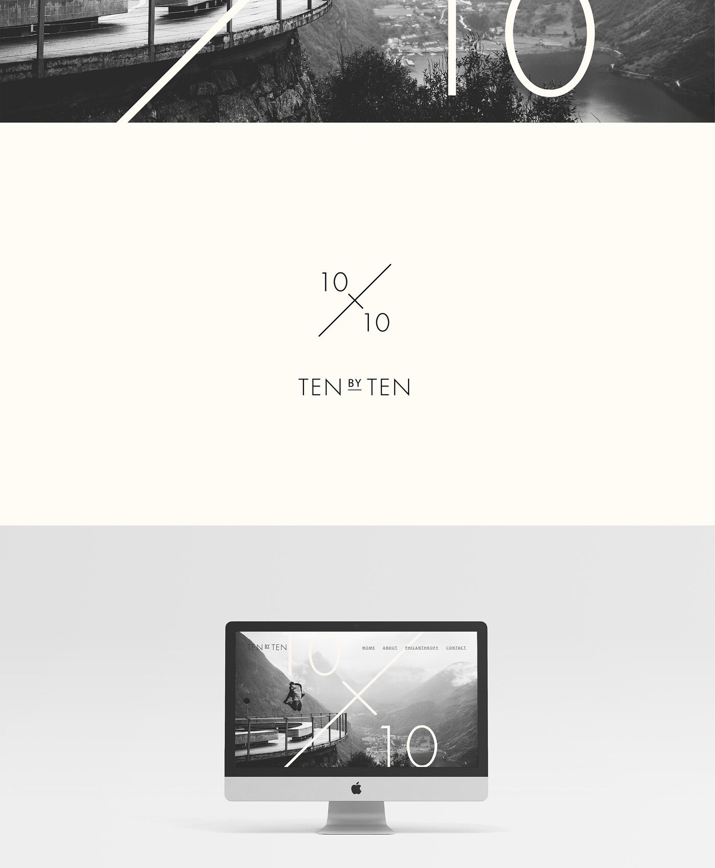 10 x 10 — identidad de marca por Eva Hilla Studio