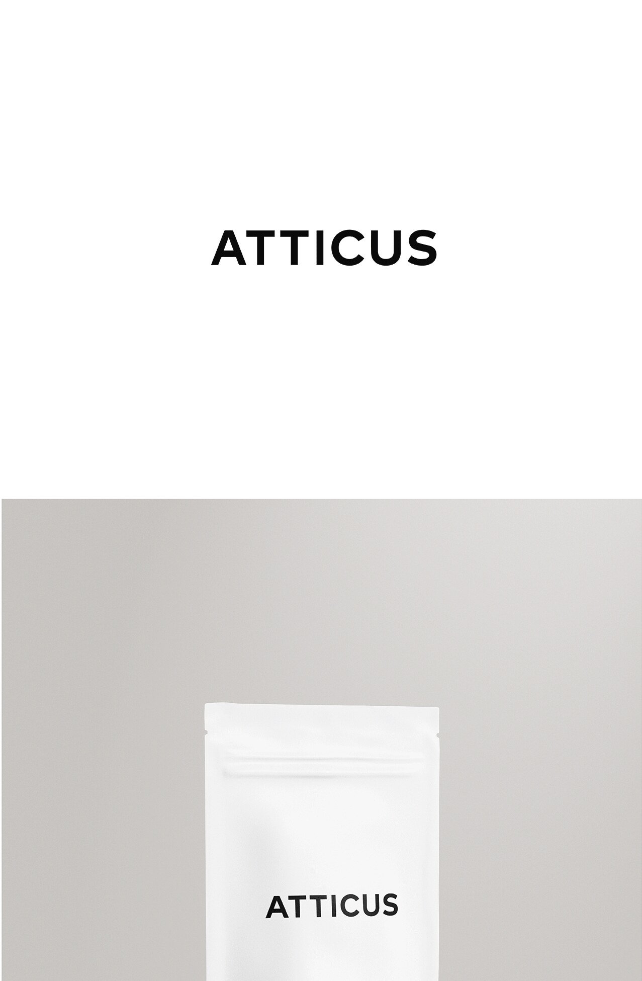 Atticus — identidad de marca por Eva Hilla Studio