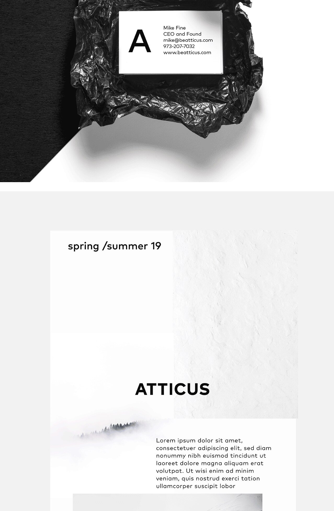 Atticus — identidad de marca por Eva Hilla Studio