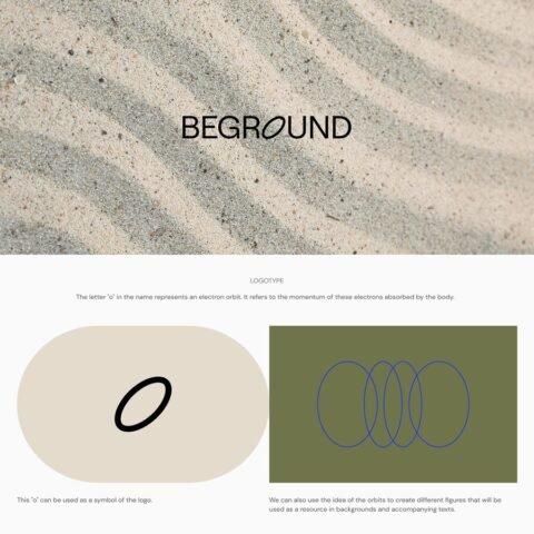 Beground earthing products naming brand identity packaging and web design by Eva Hilla Studio
