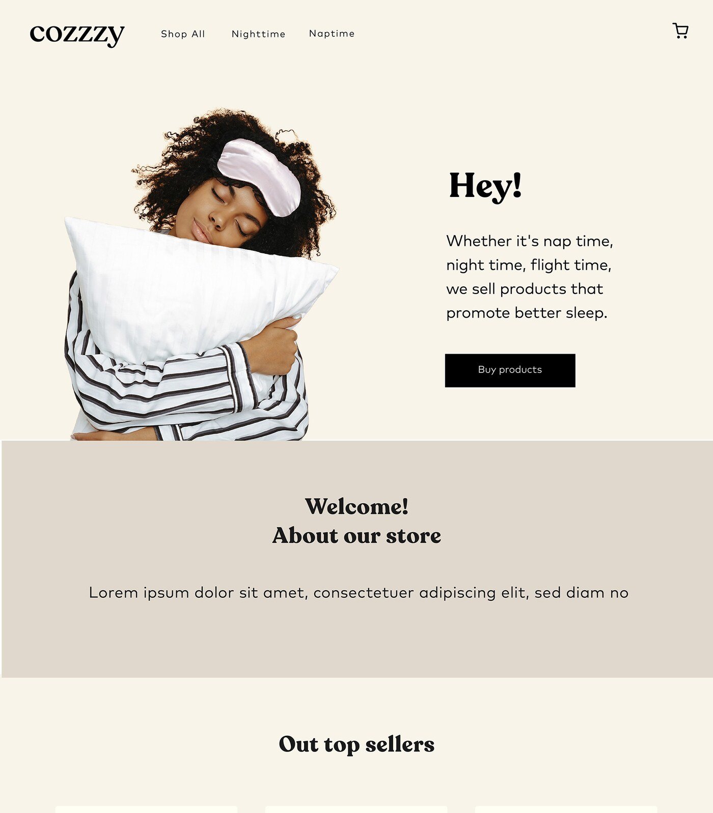Cozzzy.co — proyectos de diseño web por Eva Hilla Studio