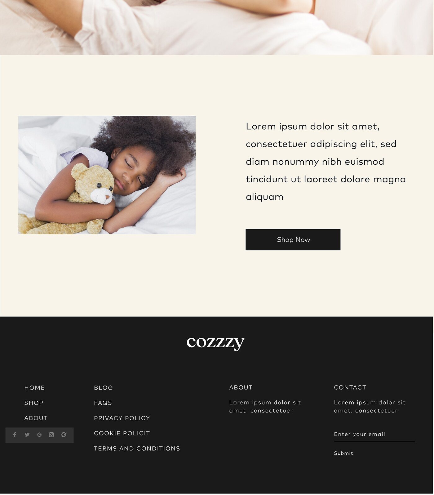Cozzzy.co — proyectos de diseño web por Eva Hilla Studio
