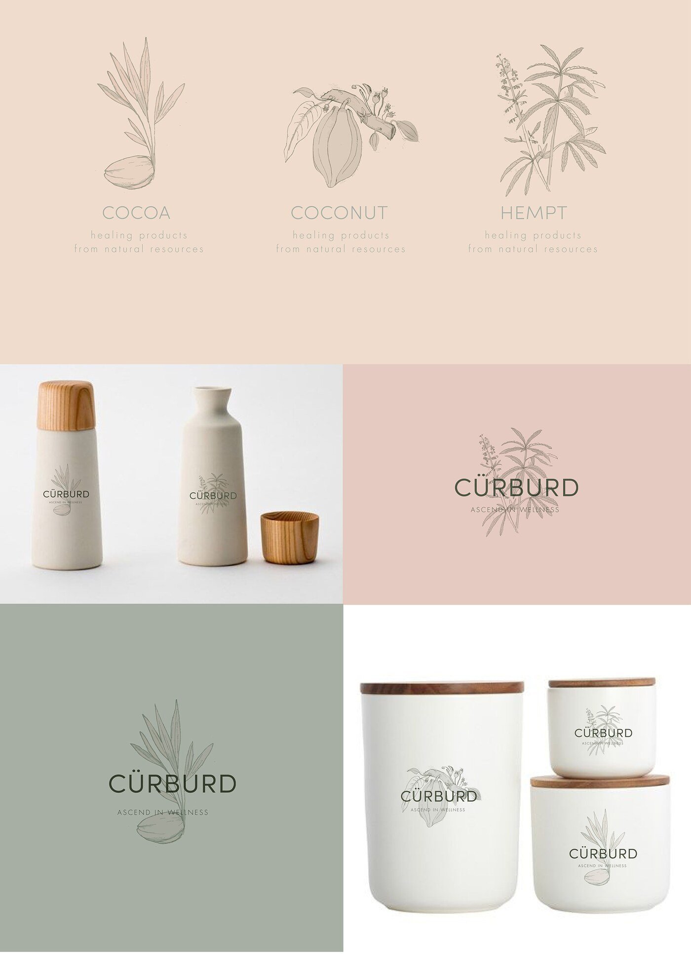 CURBURD — identidad de marca por Eva Hilla Studio
