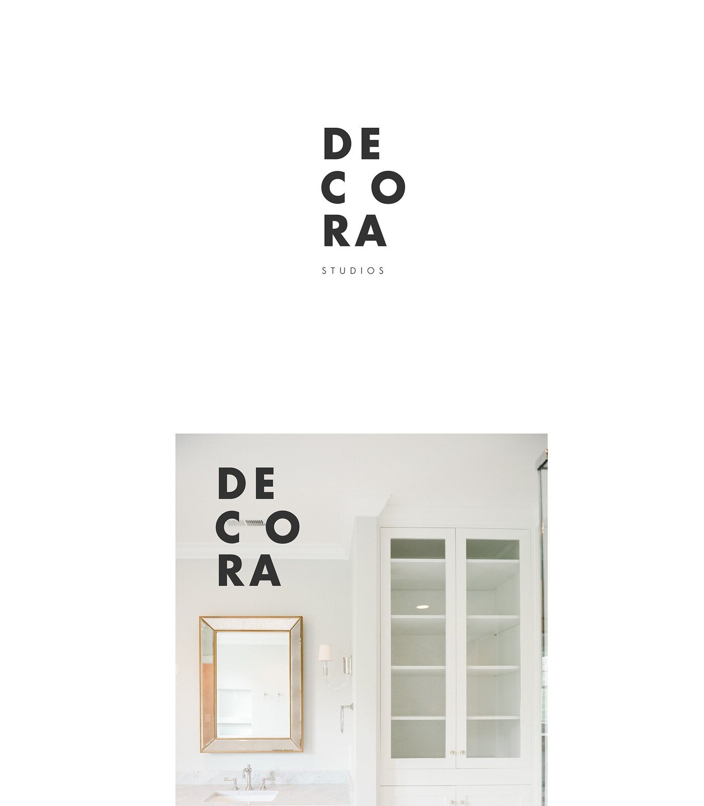 Decora Studios — identidad de marca por Eva Hilla Studio
