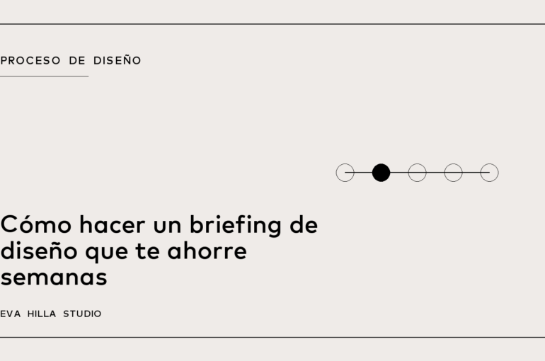 Cómo hacer un briefing de diseño que te ahorre semanas — Eva Hilla Studio