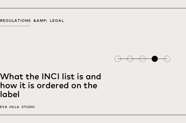 What the INCI list is and how it is ordered on the label — Eva Hilla Studio