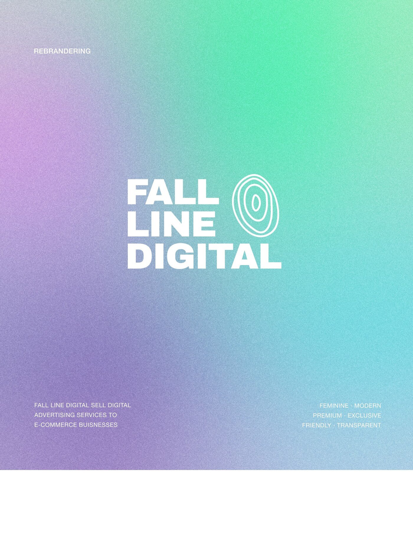 Identidad de marca y diseno web de Fall Line Digital por Eva Hilla Studio