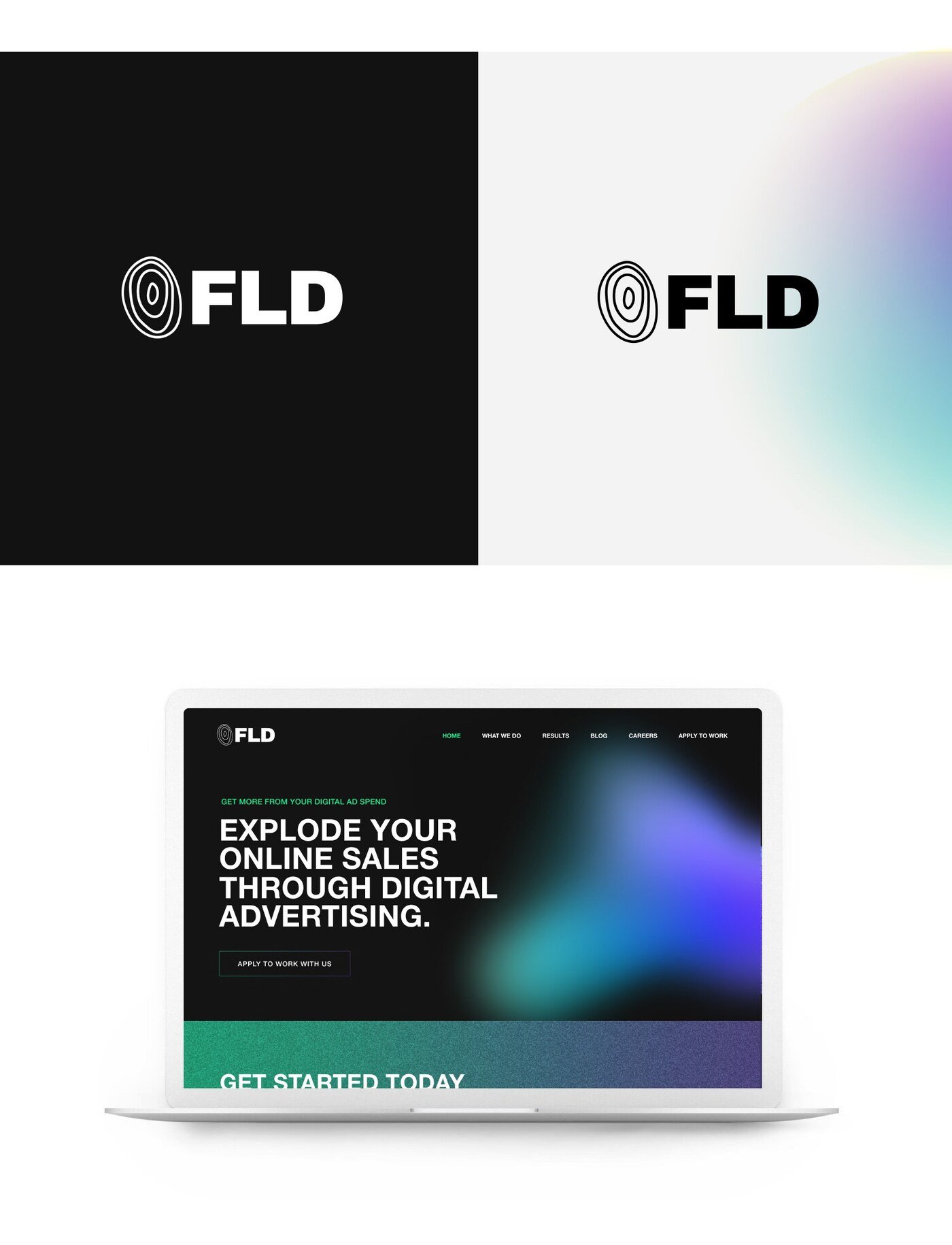 Identidad de marca y diseno web de Fall Line Digital por Eva Hilla Studio