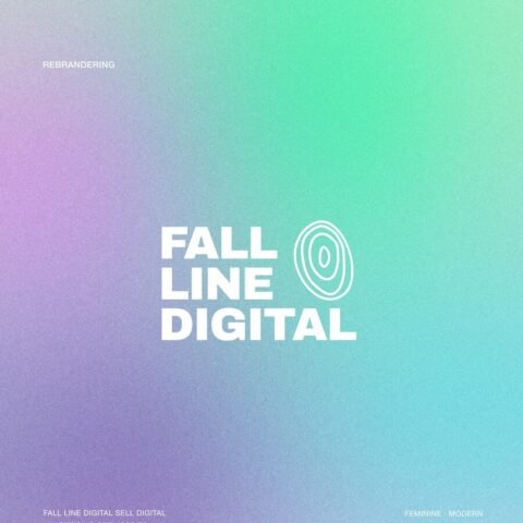 Fall Line Digital brand identity and website design by Eva Hilla Studio