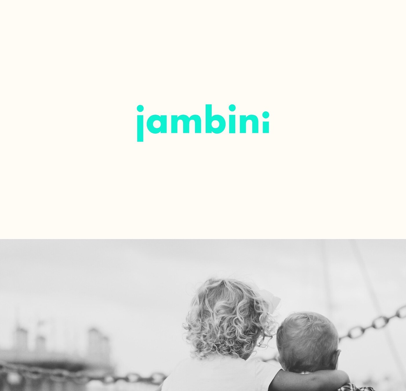 Diseno de logotipo para productos de bebe y maternidad Jambini por Eva Hilla Studio