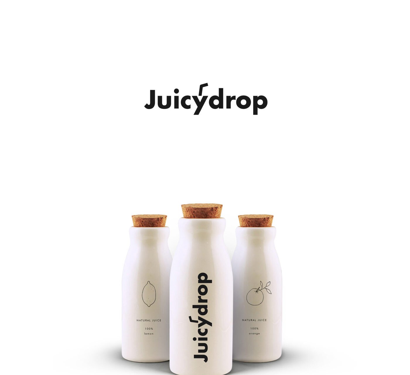 Juicydrop — identidad de marca por Eva Hilla Studio