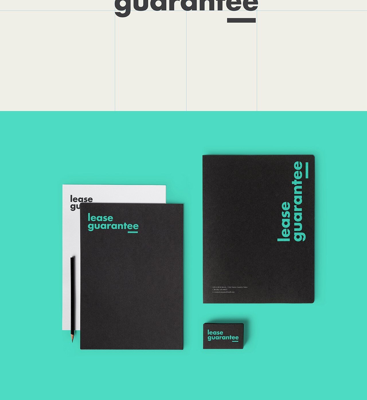 Lease Guarantee — identidad de marca por Eva Hilla Studio