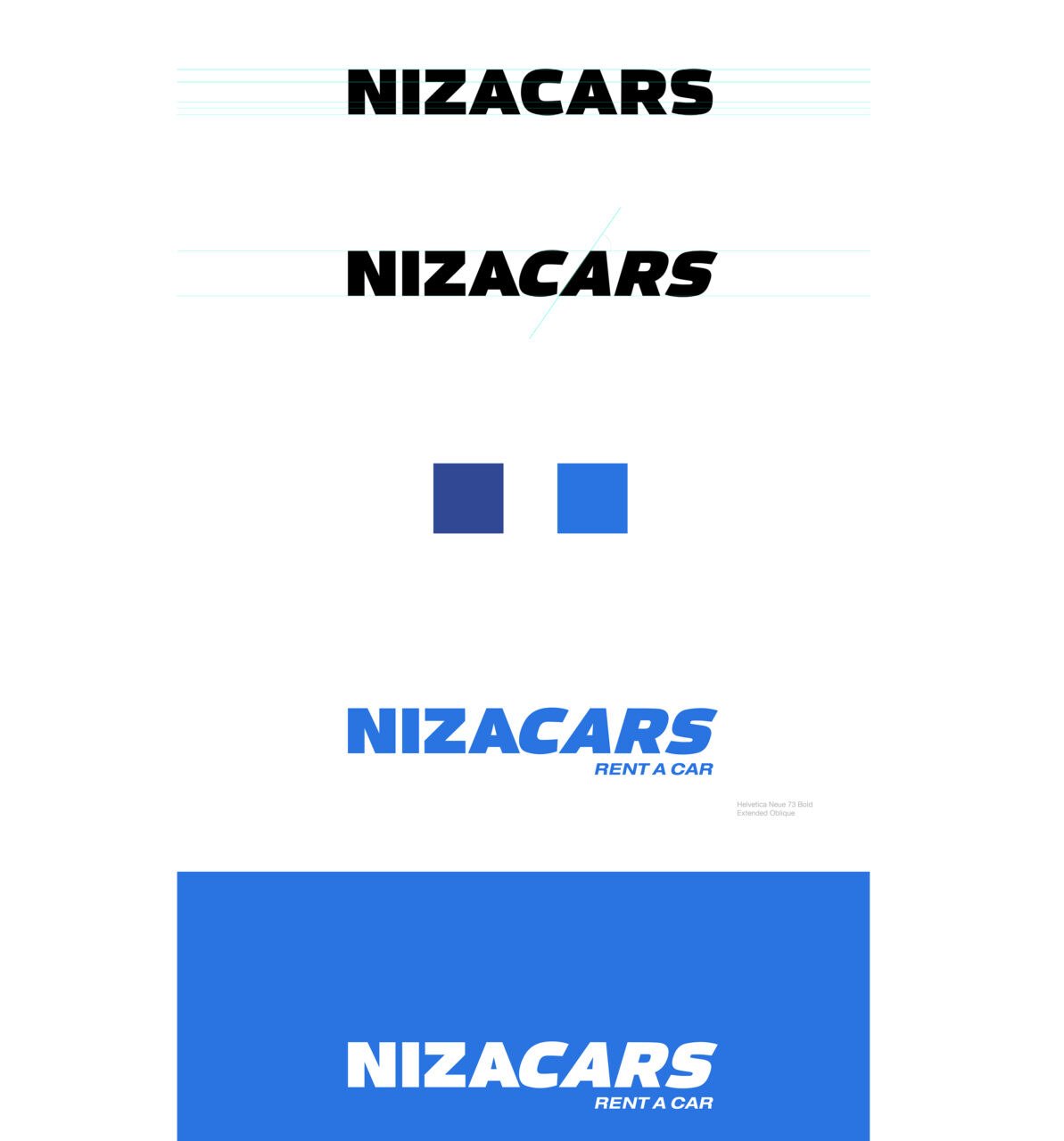 Nizacars — diseño de logotipo por Eva Hilla Studio