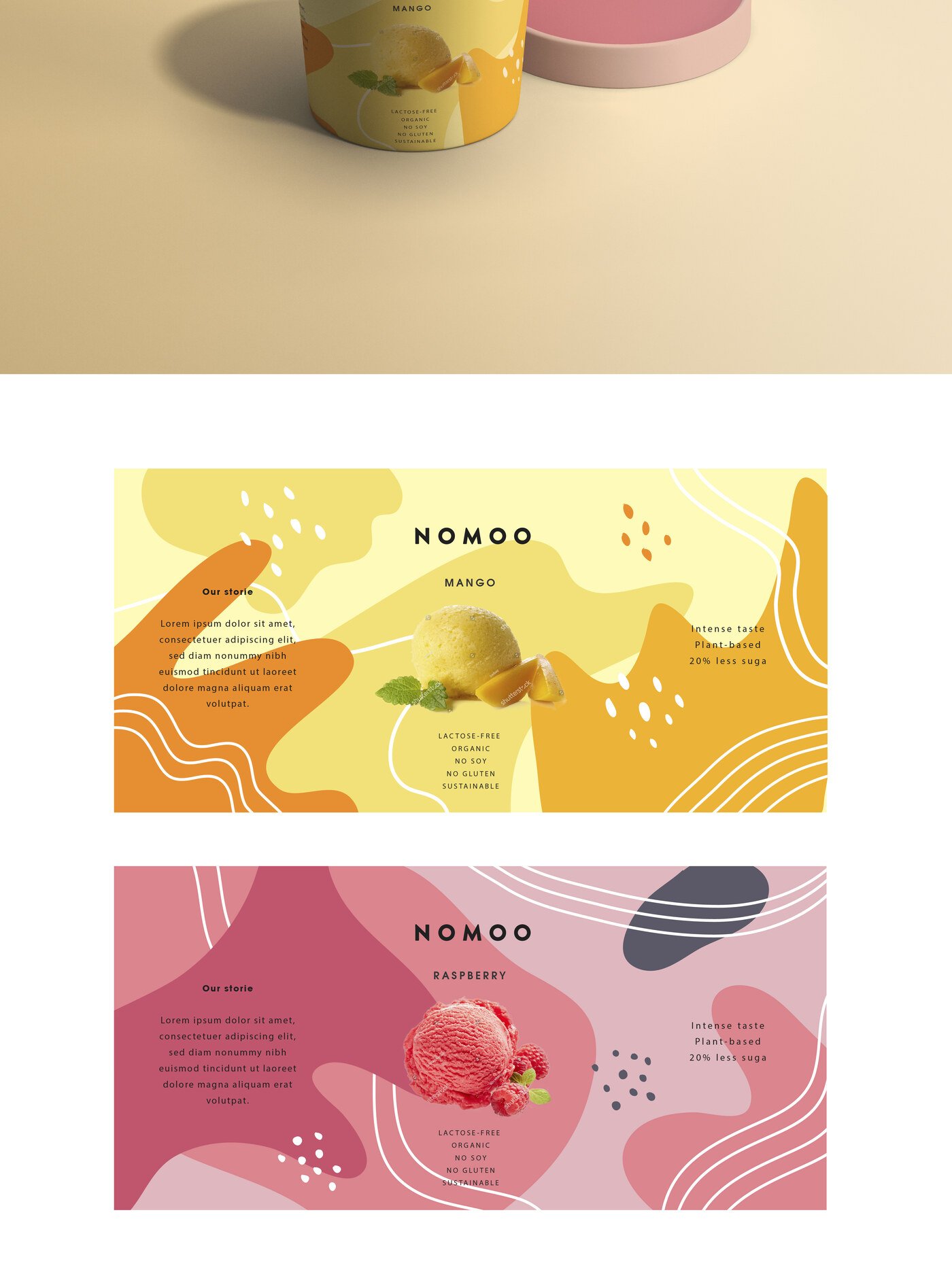 Nomoo — identidad de marca por Eva Hilla Studio
