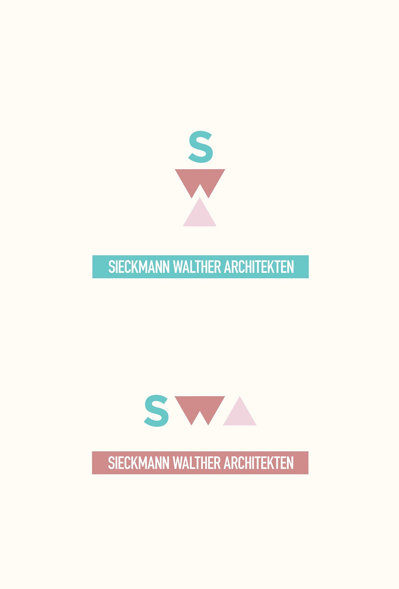 SIECKMANN WALTHER ARCHITEKTEN — identidad de marca por Eva Hilla Studio