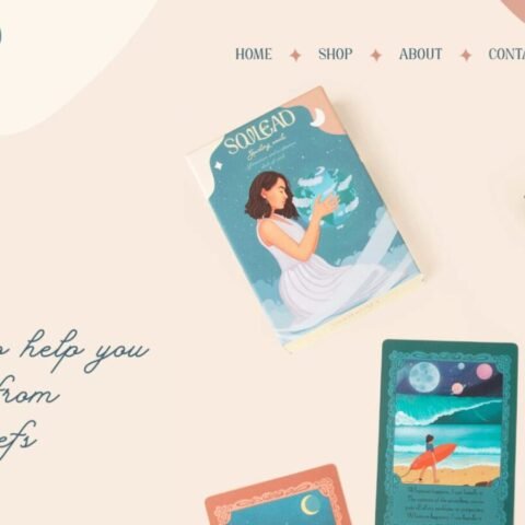 Soulead brand identity and Shopify store designed by Eva Hilla Studio