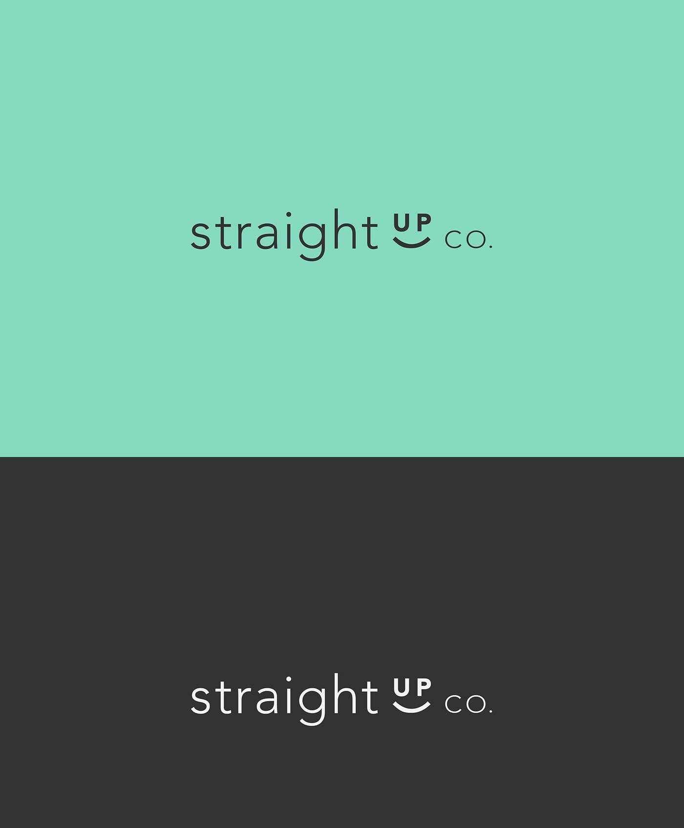 Identidad de marca de la agencia de salud y fitness Straight Up Co. por Eva Hilla Studio