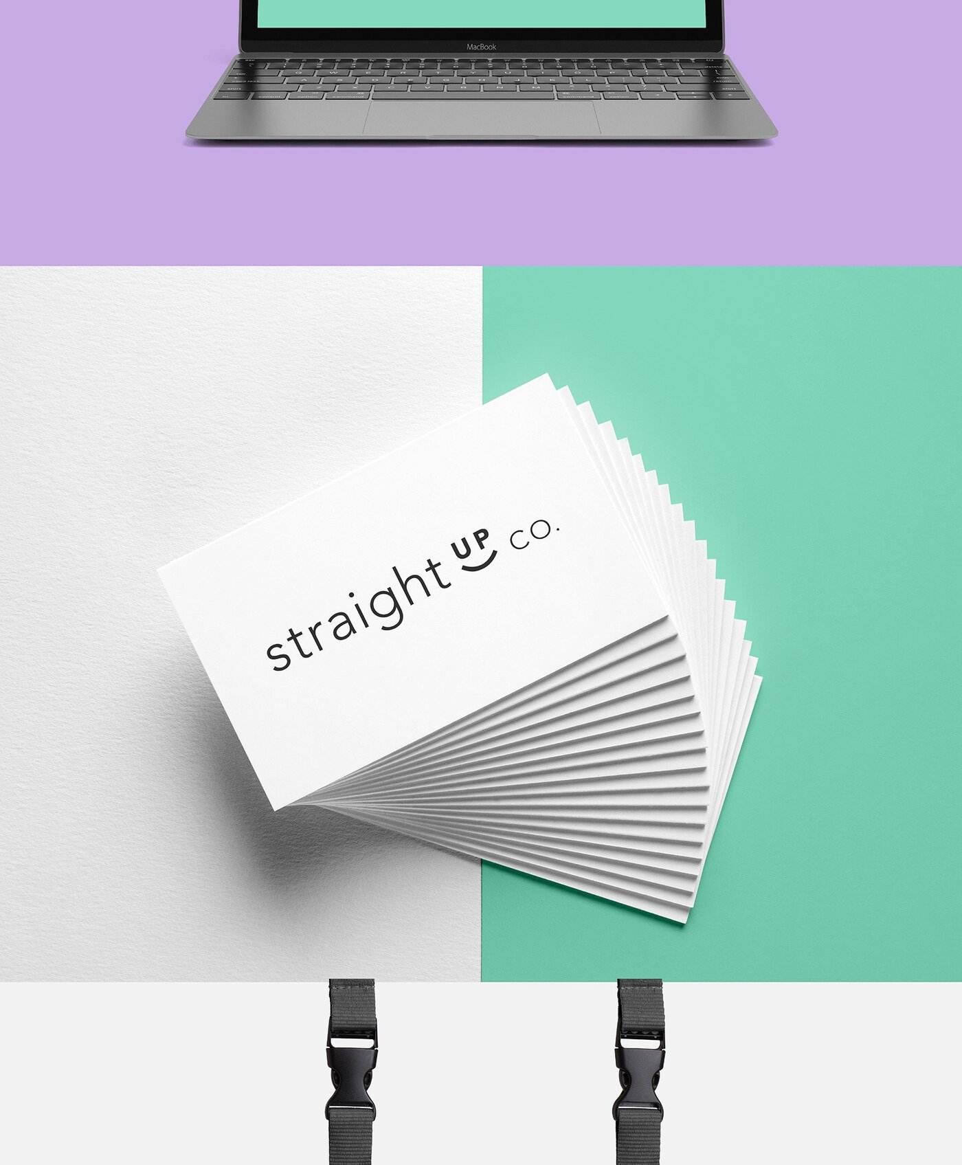 Identidad de marca de la agencia de salud y fitness Straight Up Co. por Eva Hilla Studio