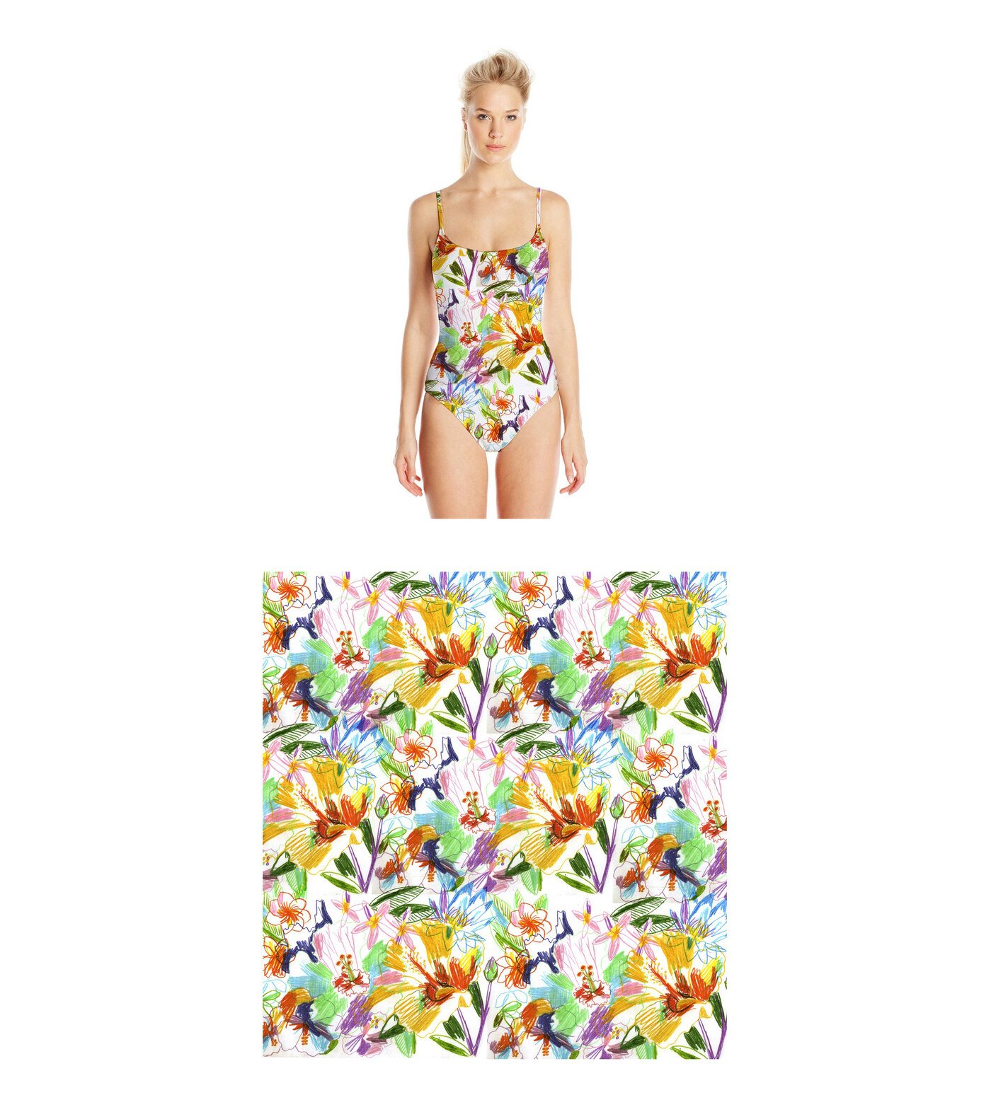 Swimwear Print — ilustración y estampados por Eva Hilla Studio