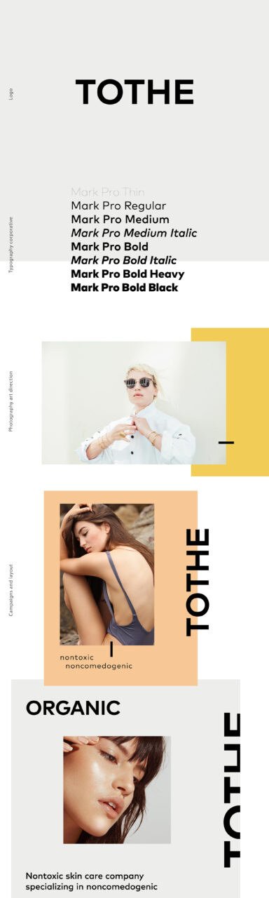 Tothe Point Organic — identidad de marca por Eva Hilla Studio