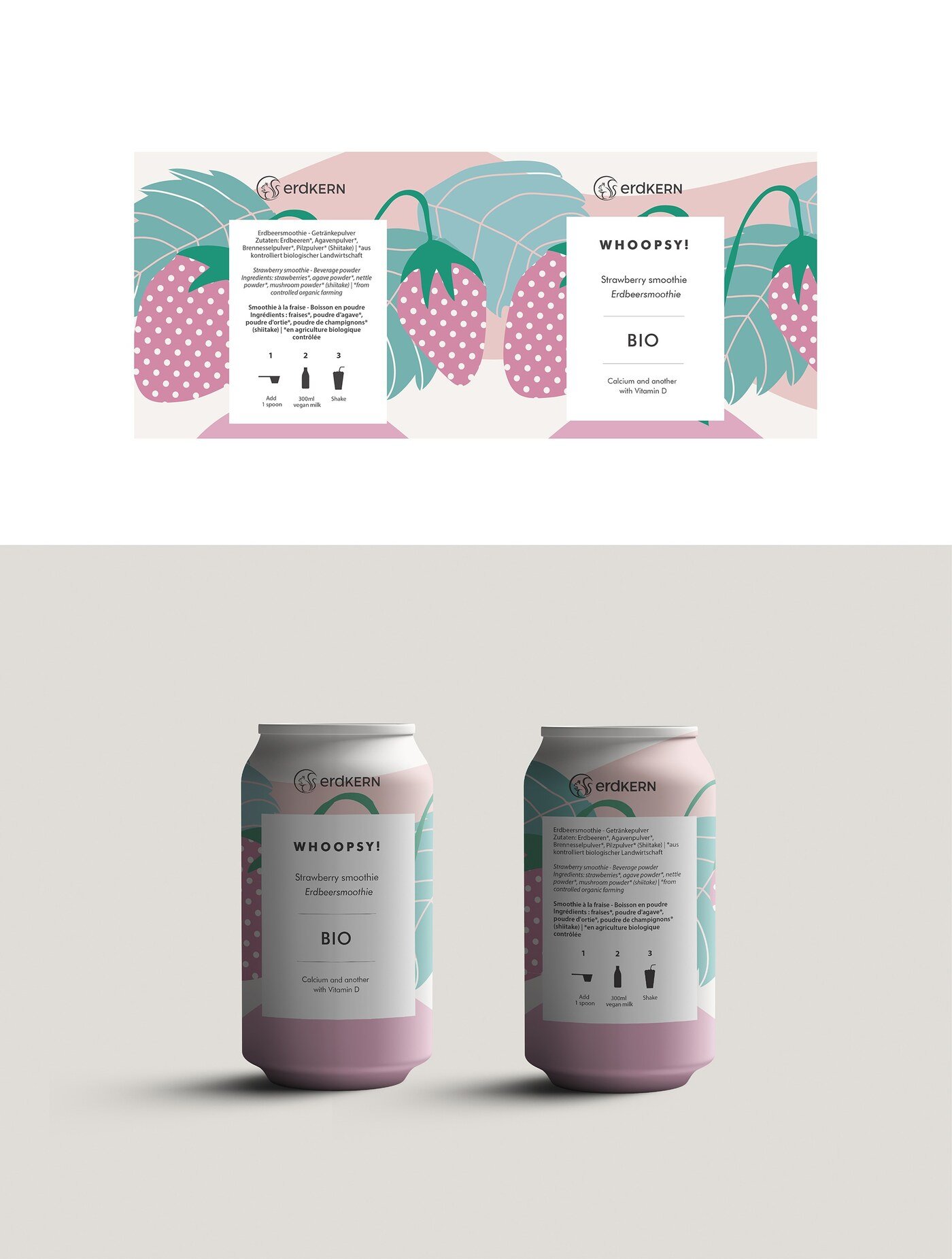WHOOPSY — packaging y etiquetas por Eva Hilla Studio