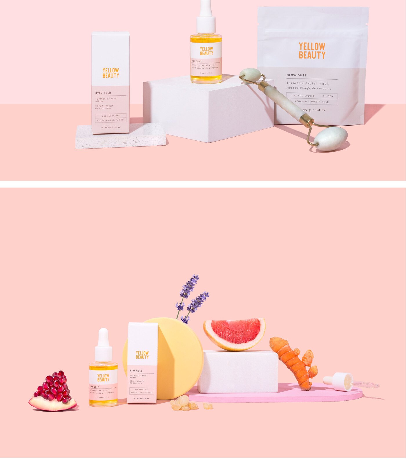 Yellow Beauty — packaging y etiquetas por Eva Hilla Studio